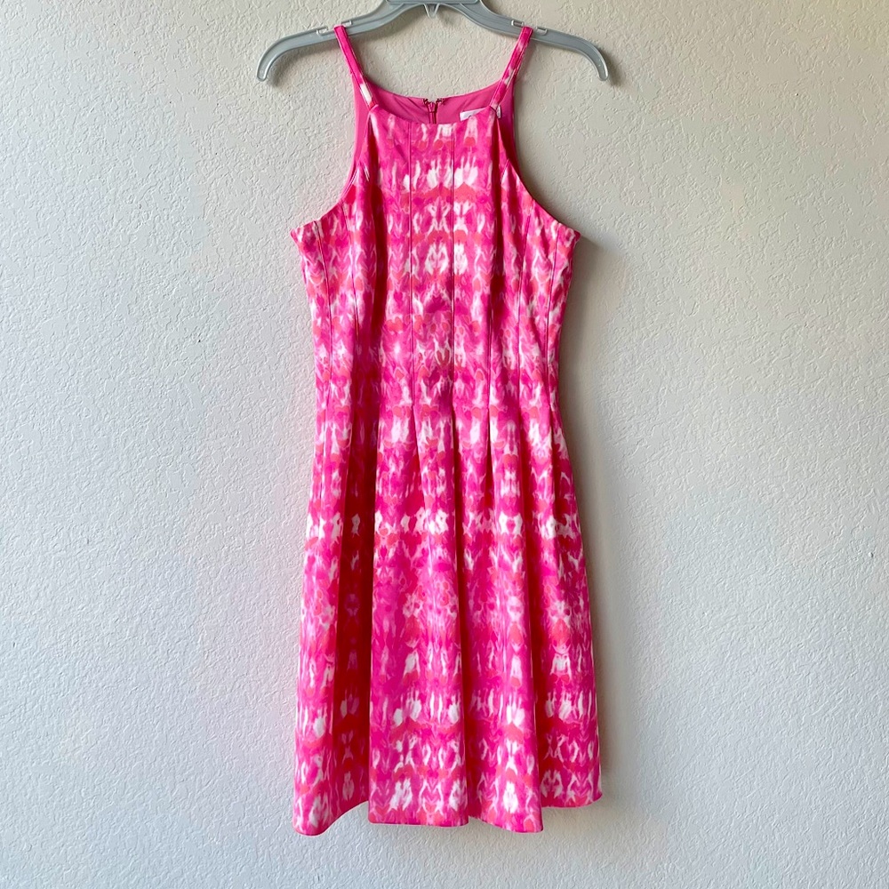 Calvin Klein | Pink Tie Dye dress, with POCKETS!